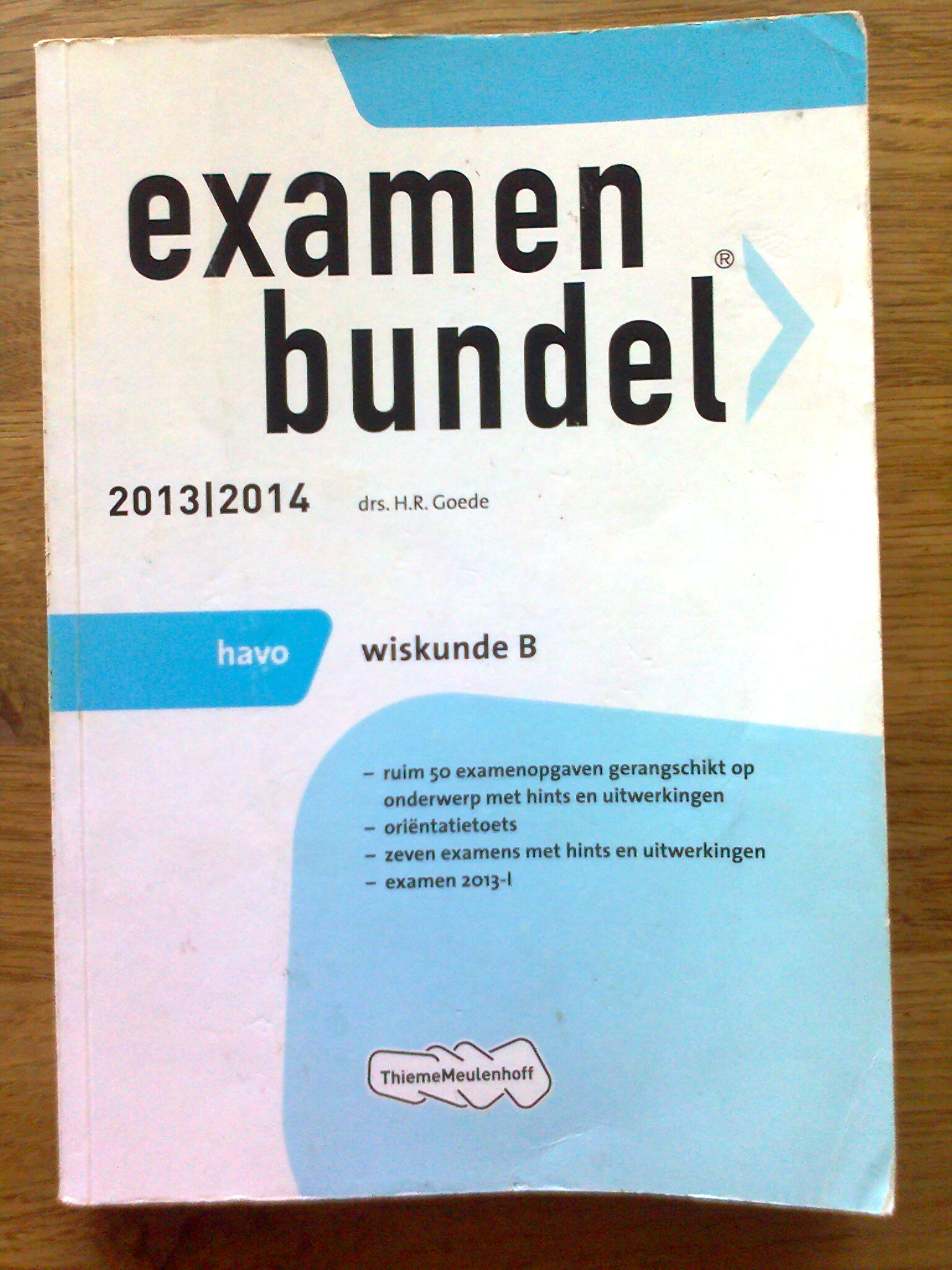 Examenbundel havo wiskunde B 2013/2014