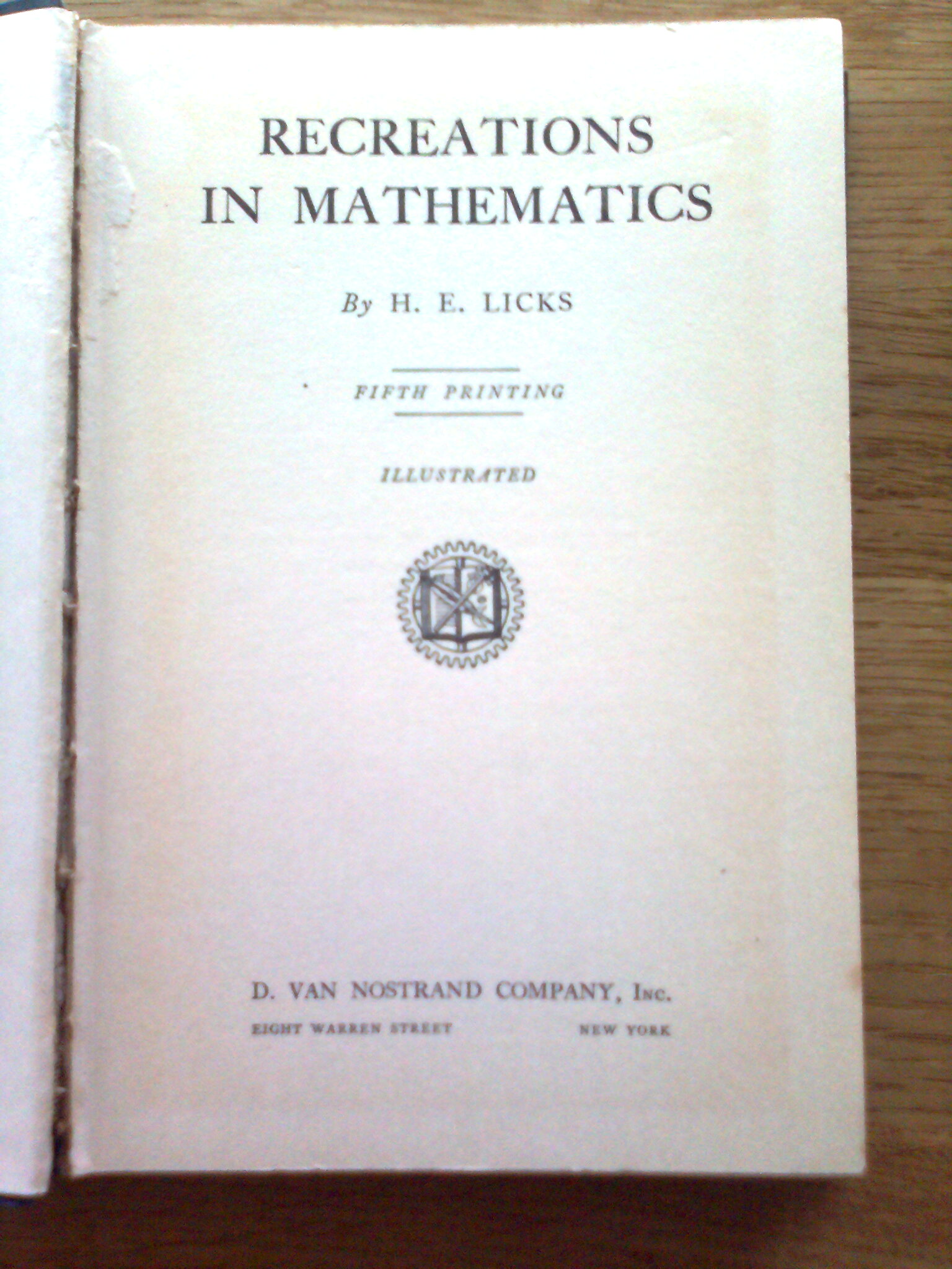 Recreations in Mathematics