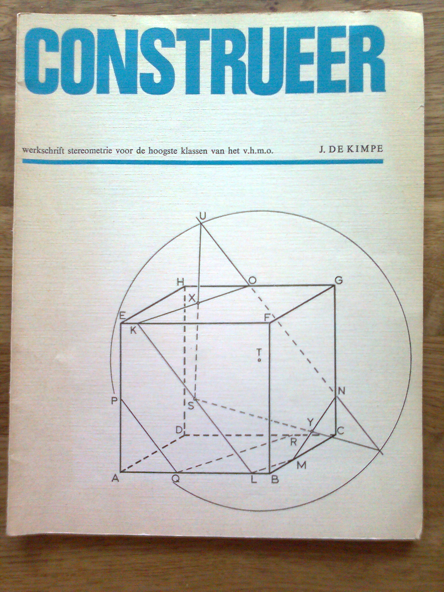 Construeer werkschrift stereometrie