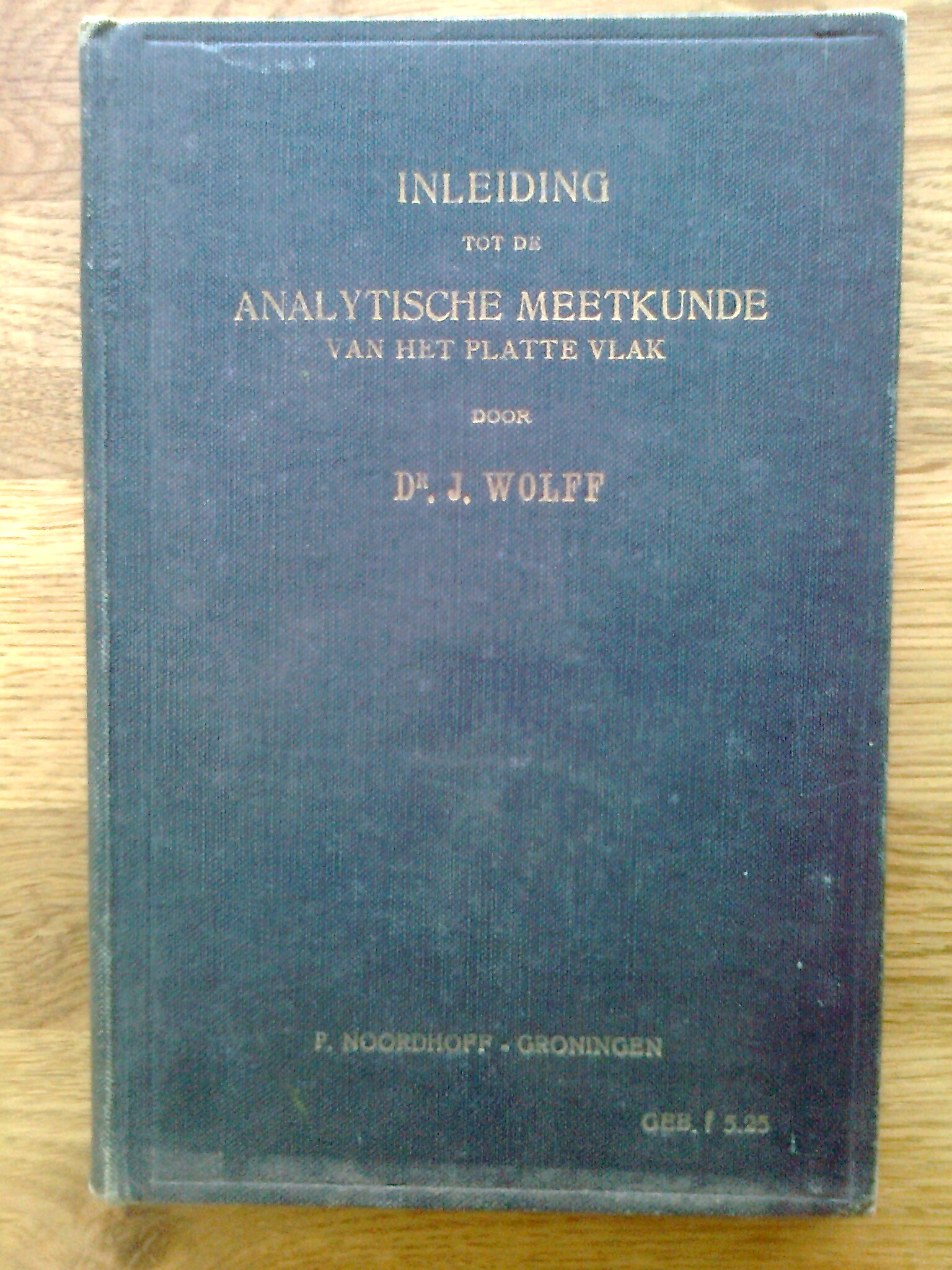 Inleiding tot de Analytische meetkunde van het platte vlak