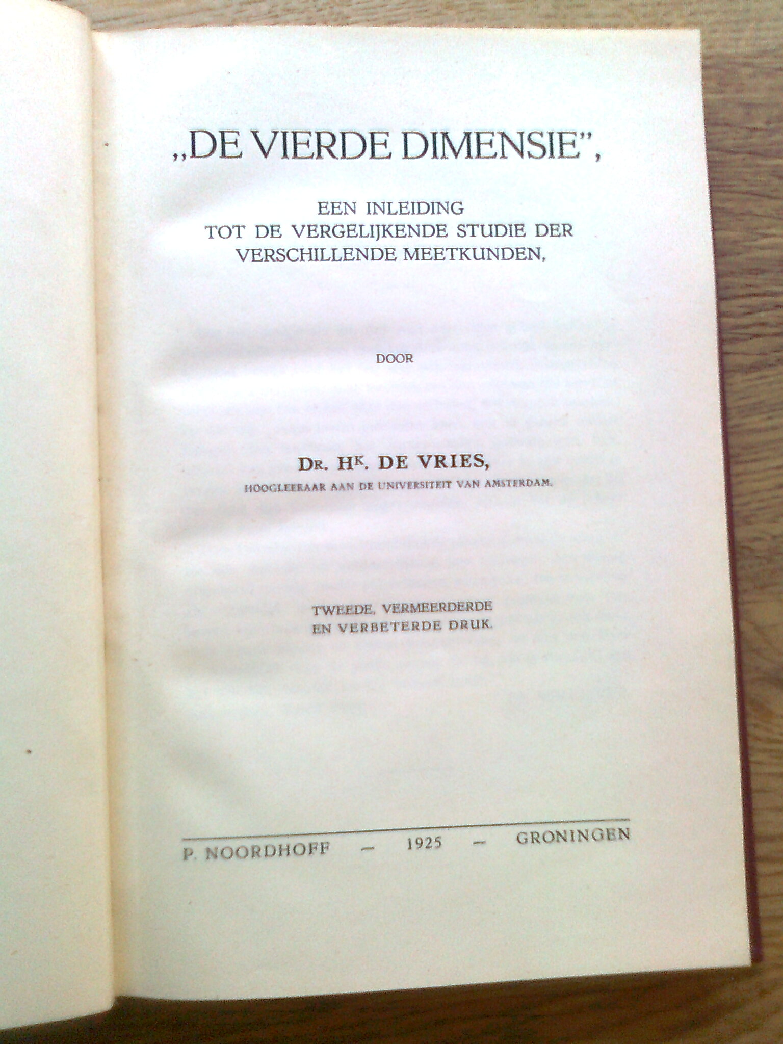 De vierde dimensie
