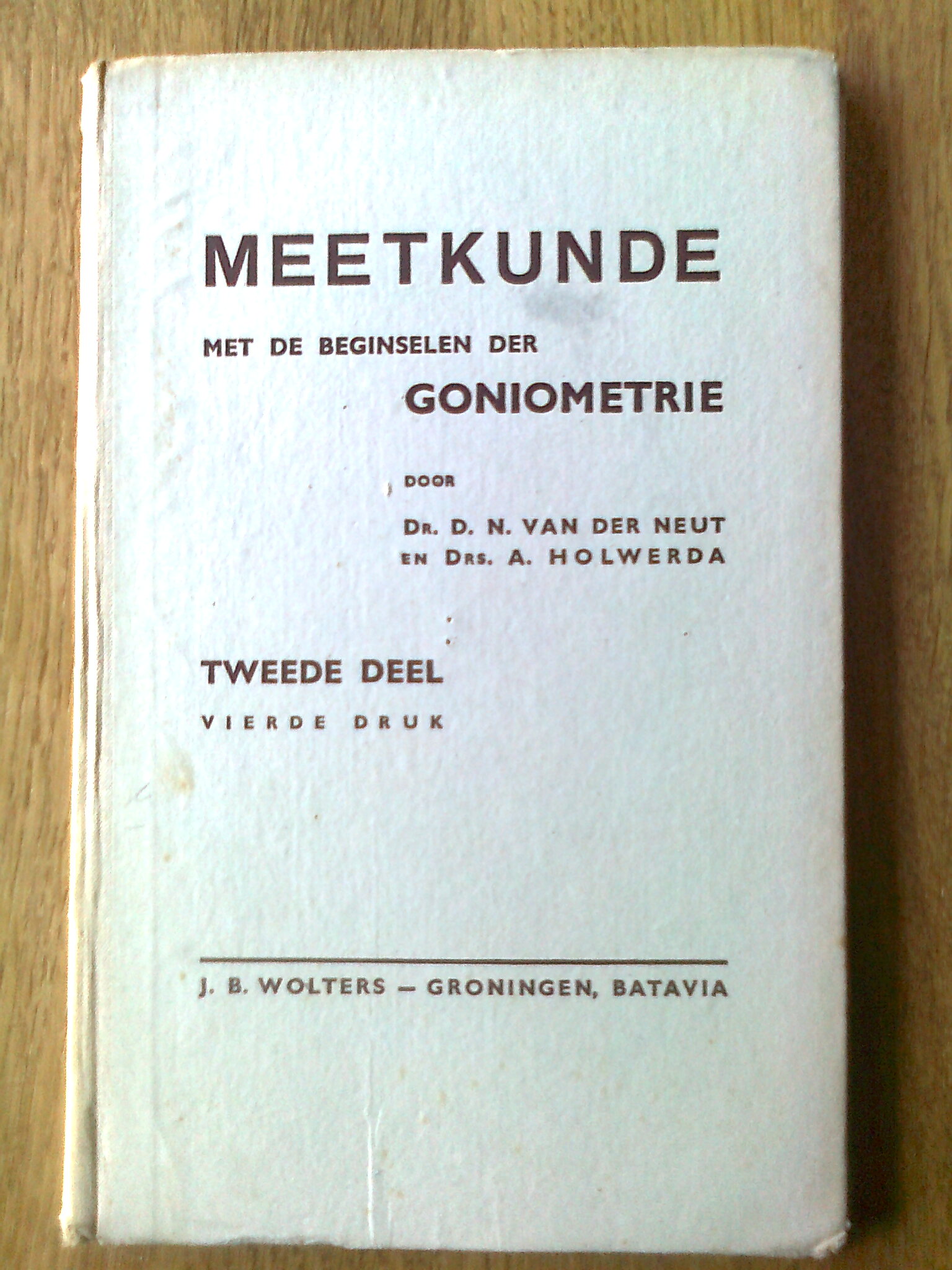 Meetkunde met de beginselen der Goniometrie II