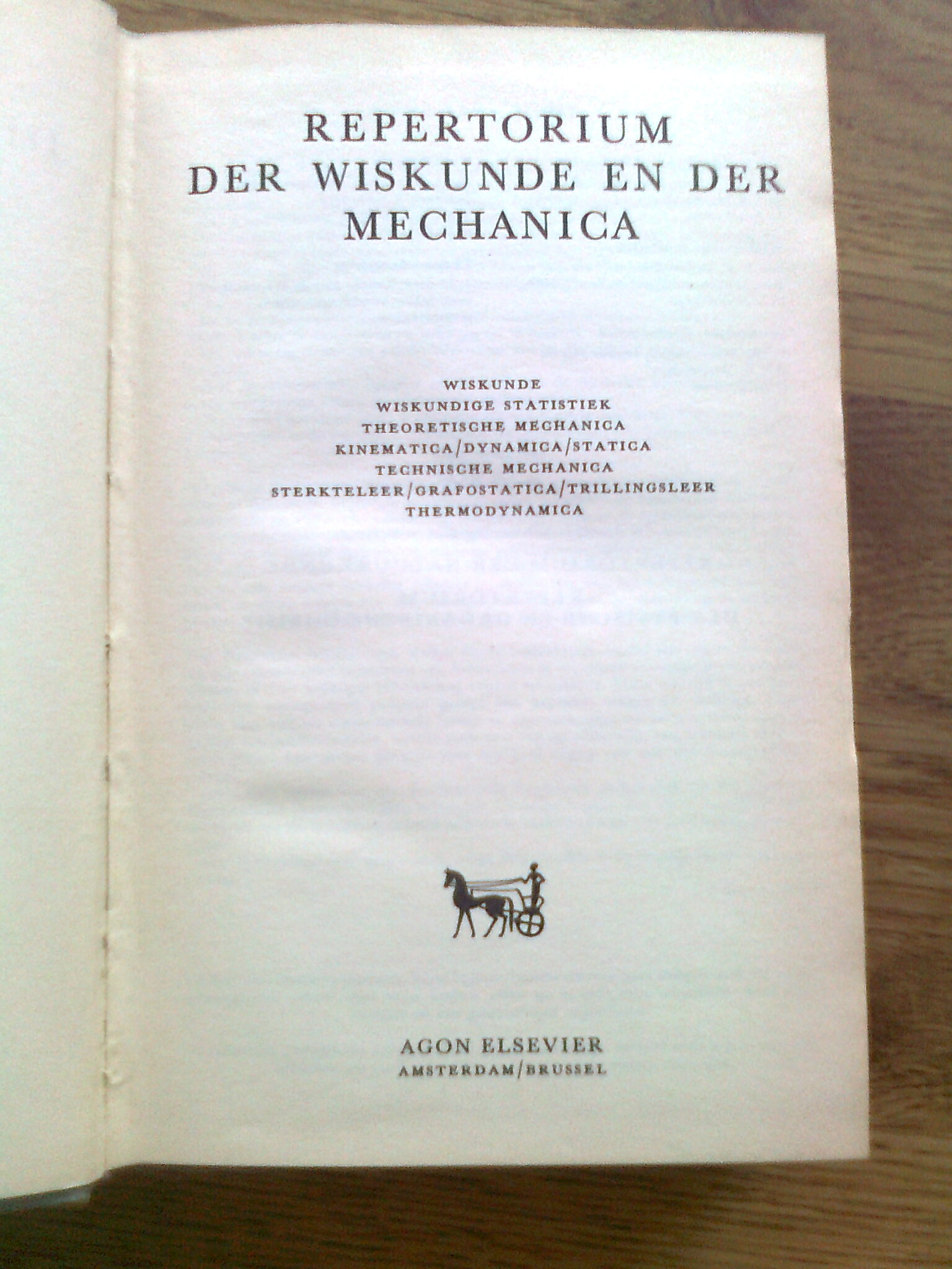Repertorium der Wiskunde en der Mechanica