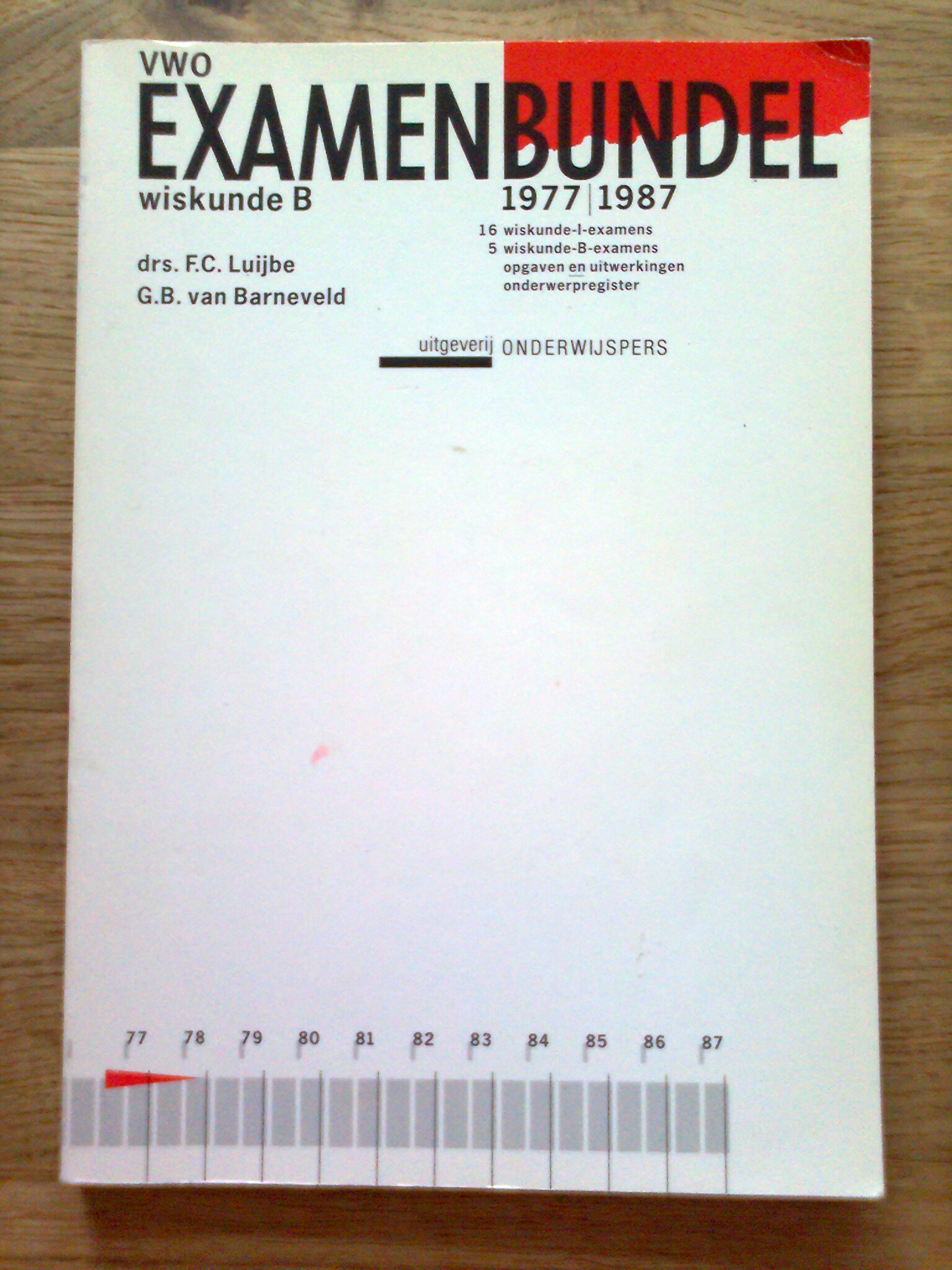 Examenbundel vwo wiskunde B 1977/1987