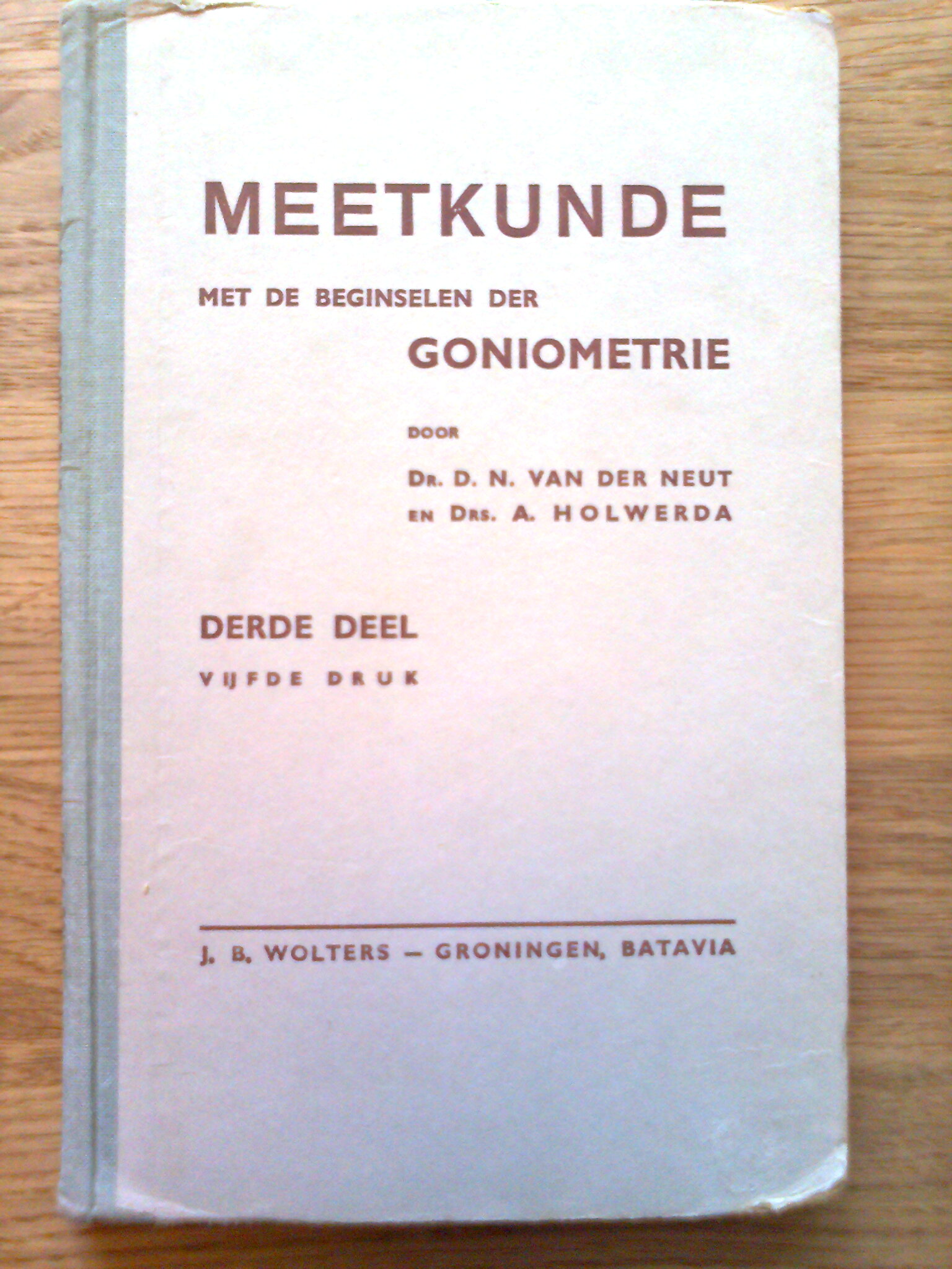 Meetkunde met de beginselen der Goniometrie III