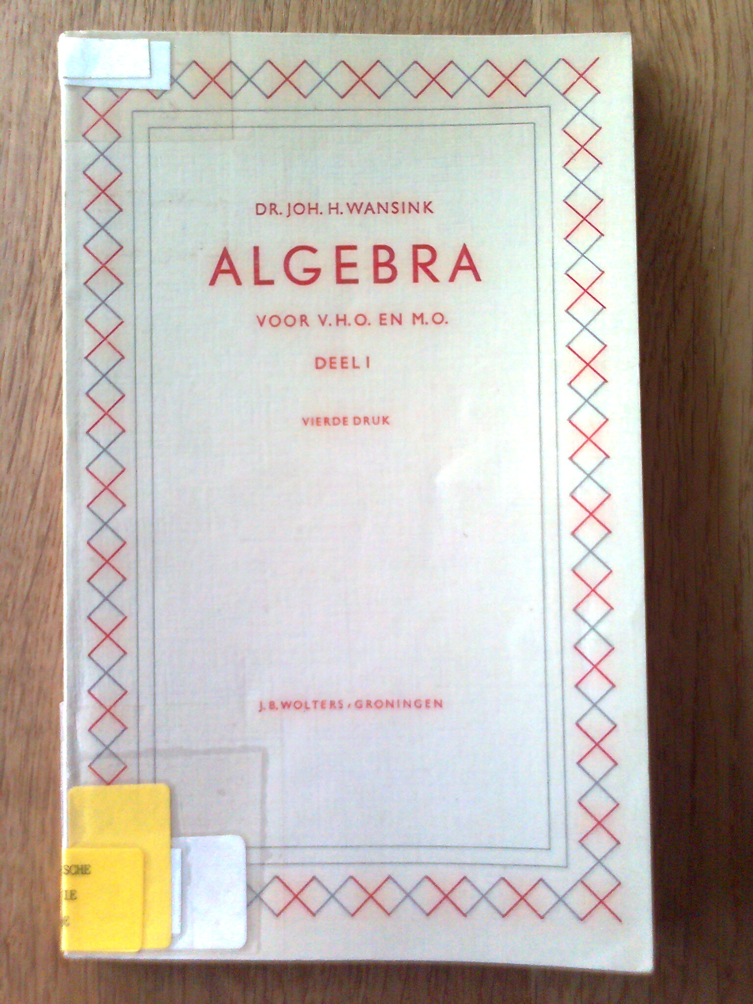 Algebra voor V.H.O. en M.O. I