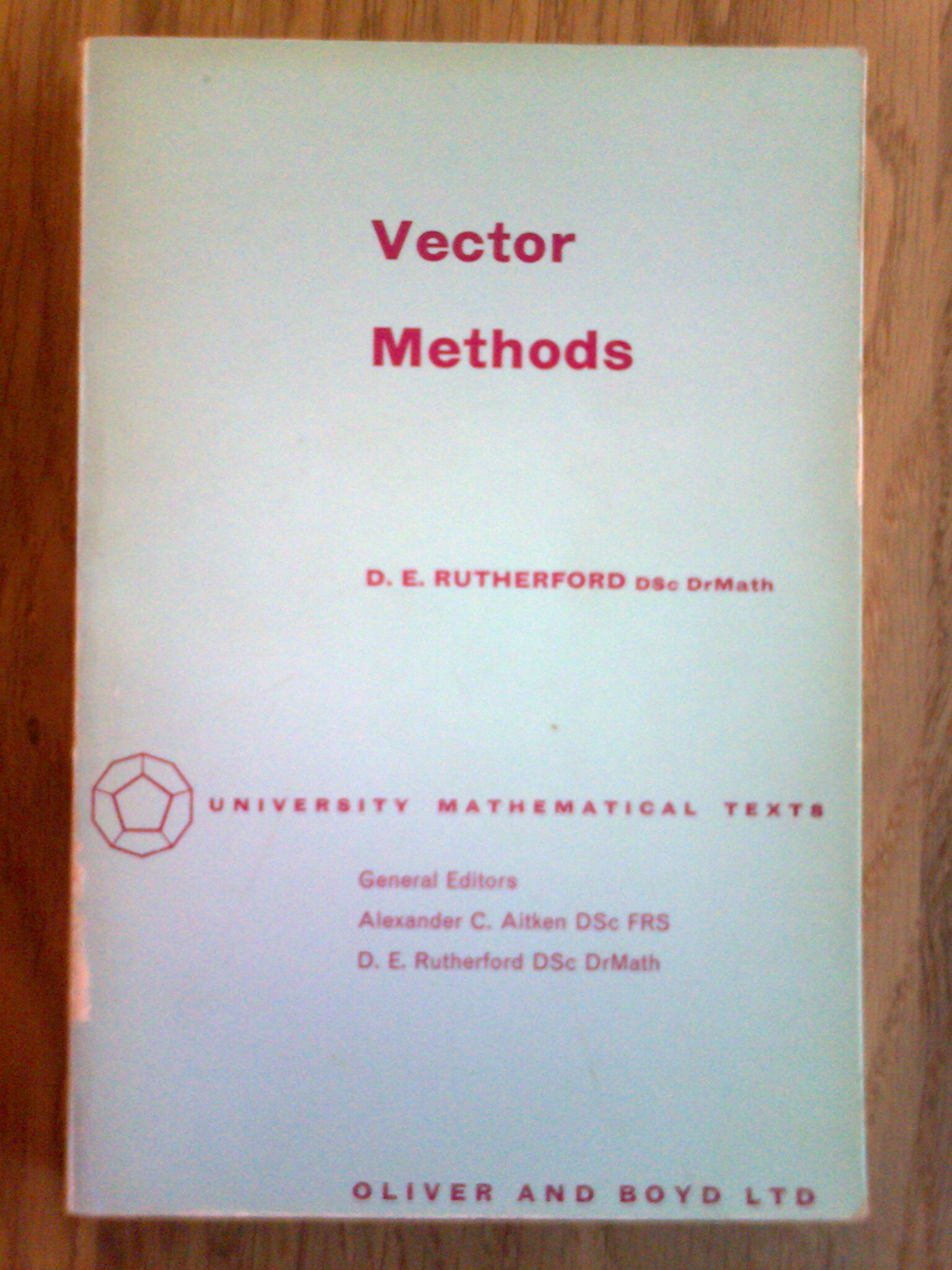 Vector Methods