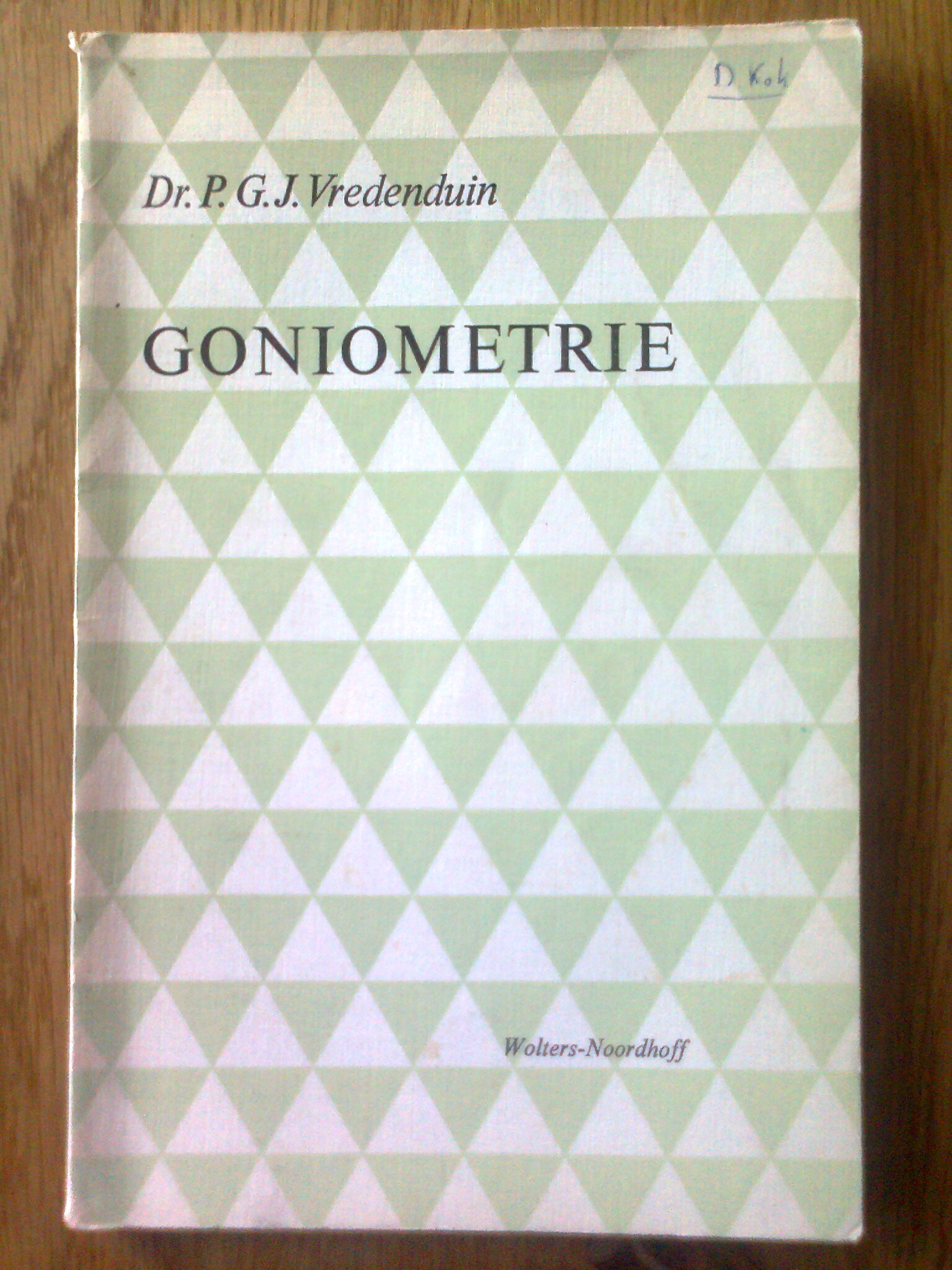 Goniometrie voor v.h. en m.o.