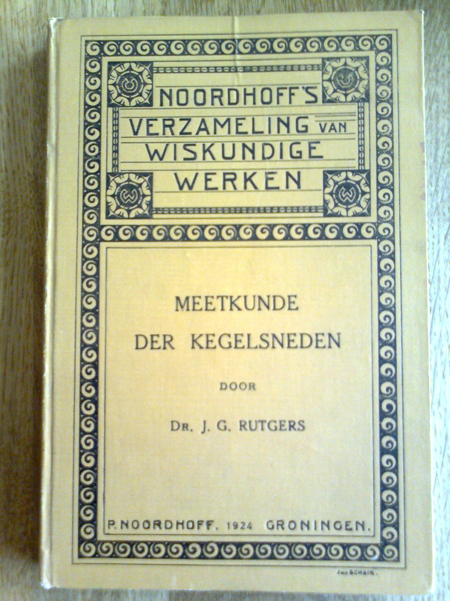 Meetkunde der kegelsneden