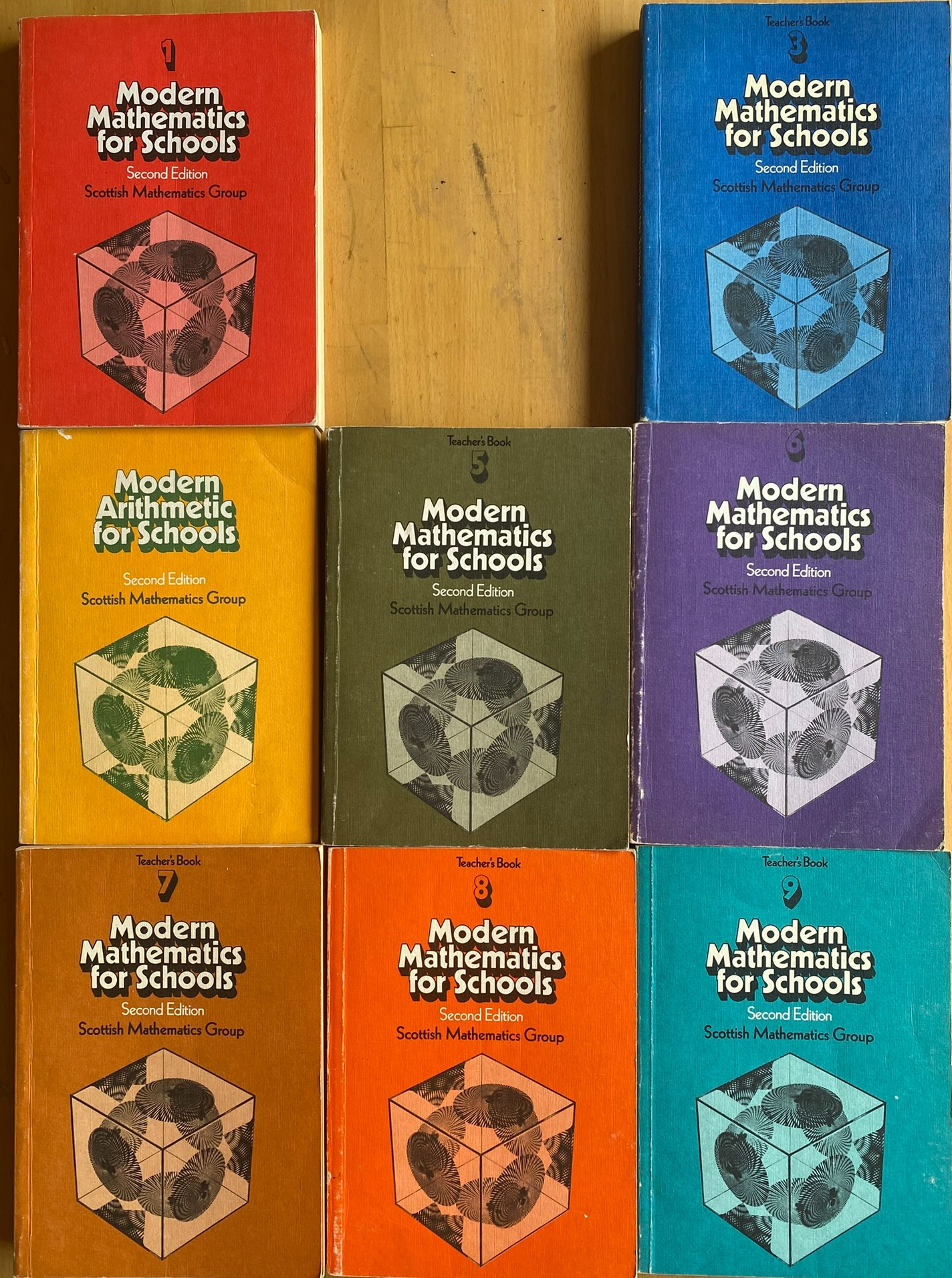 Modern Mathematics for Schools Teachers Book 1+3+5+6+7+8+9+arithmetic