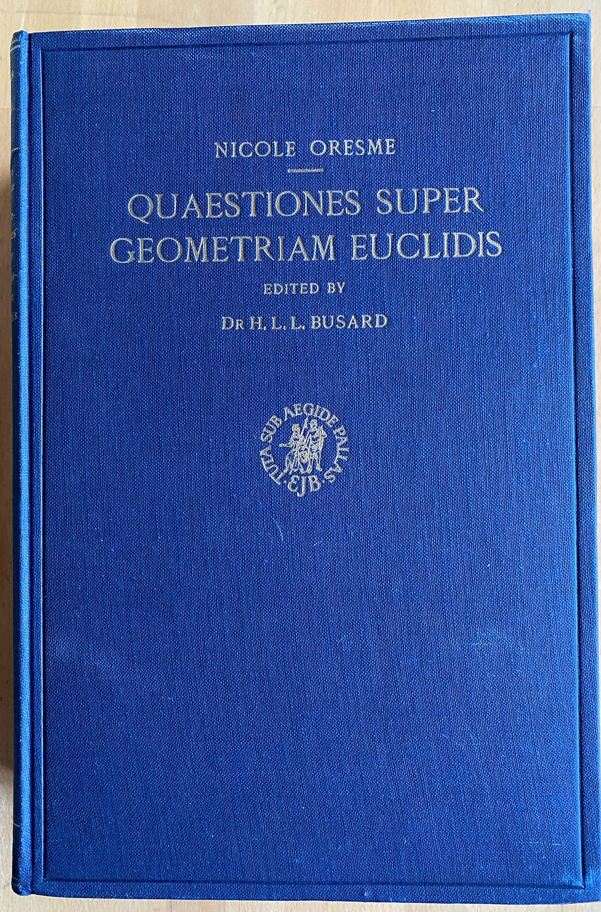 Nicole Oresme Questiones Super Geometriam Euclidis