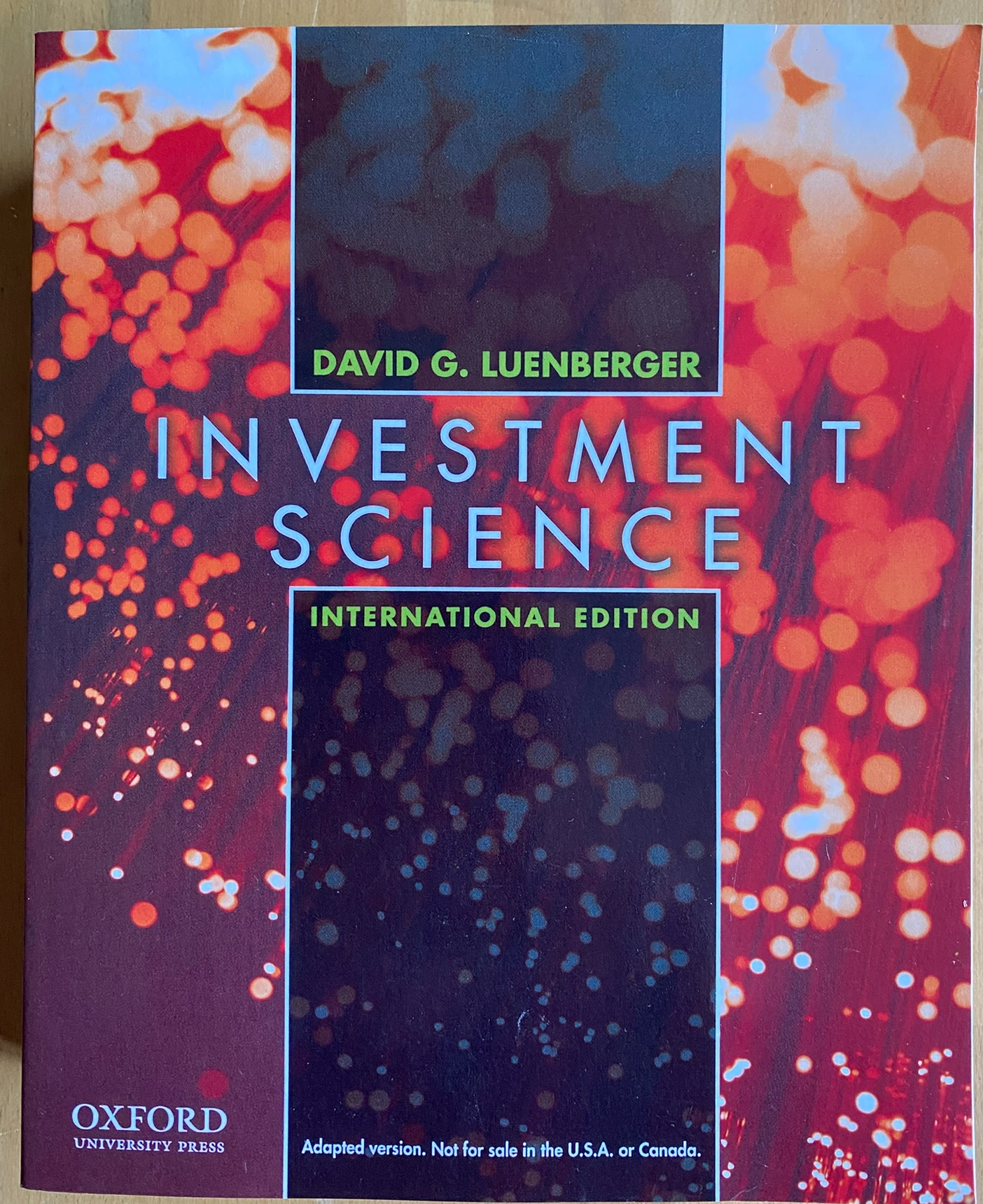 Investment Science