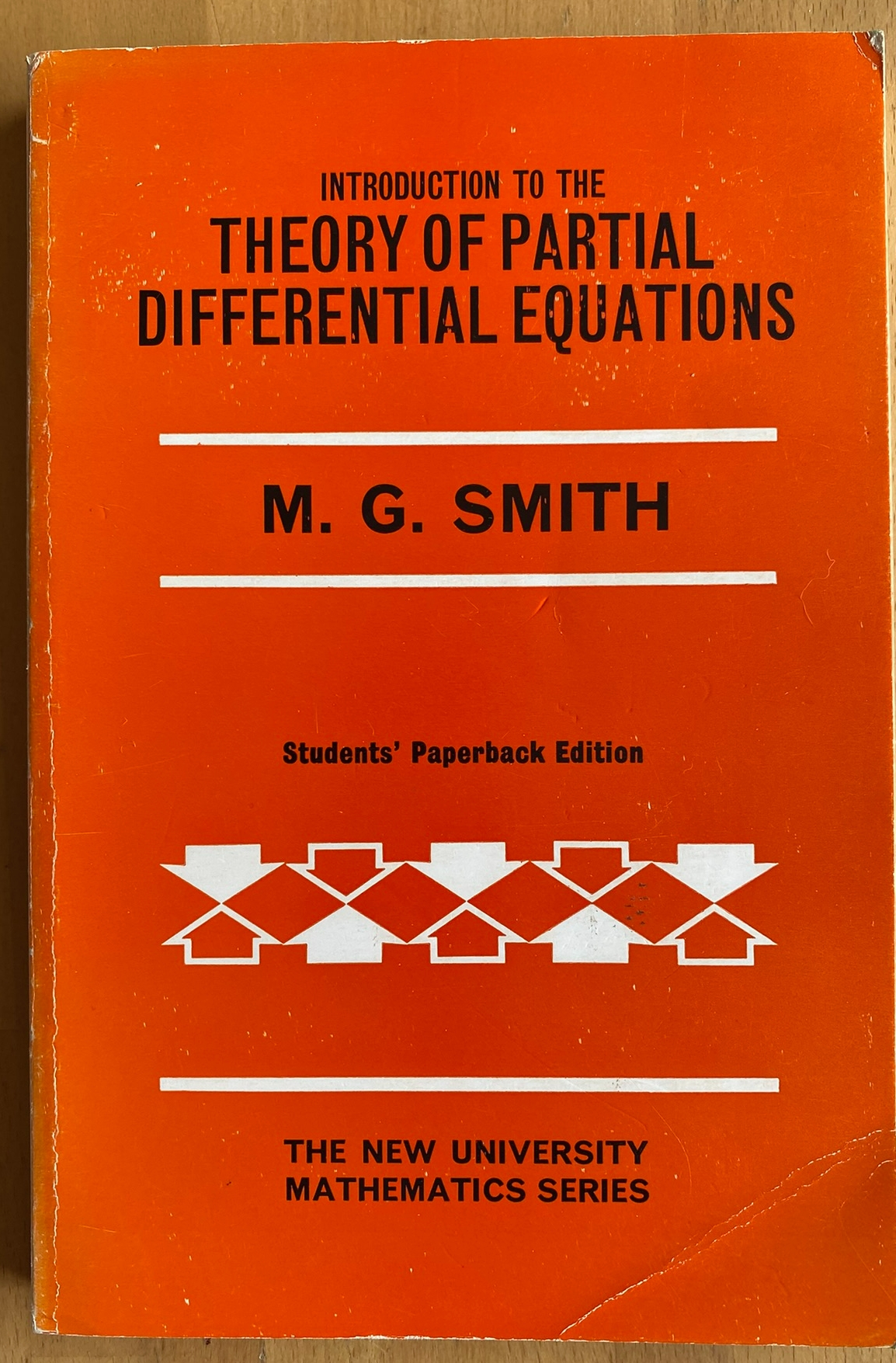 Introduction To The Theory Of Partial Differential Equations