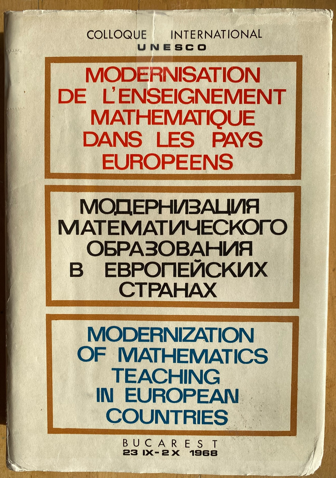 Modernization Of Mathematics Teaching In European Countries