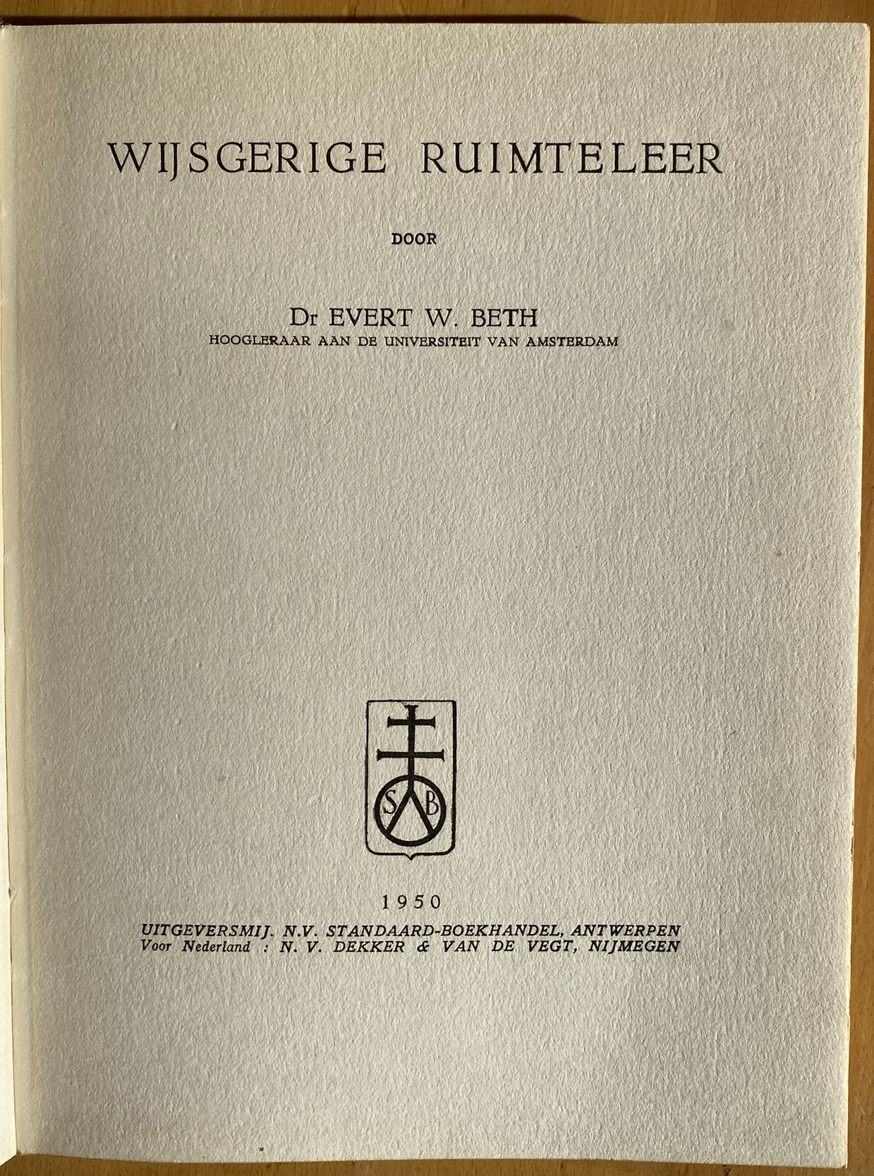 Wijsgerige Ruimteleer