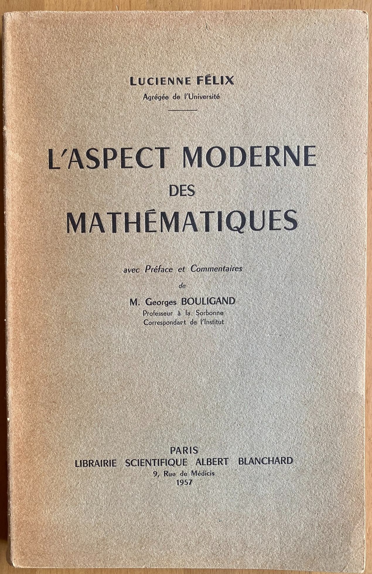 L'aspect Moderne Des Mathematiques