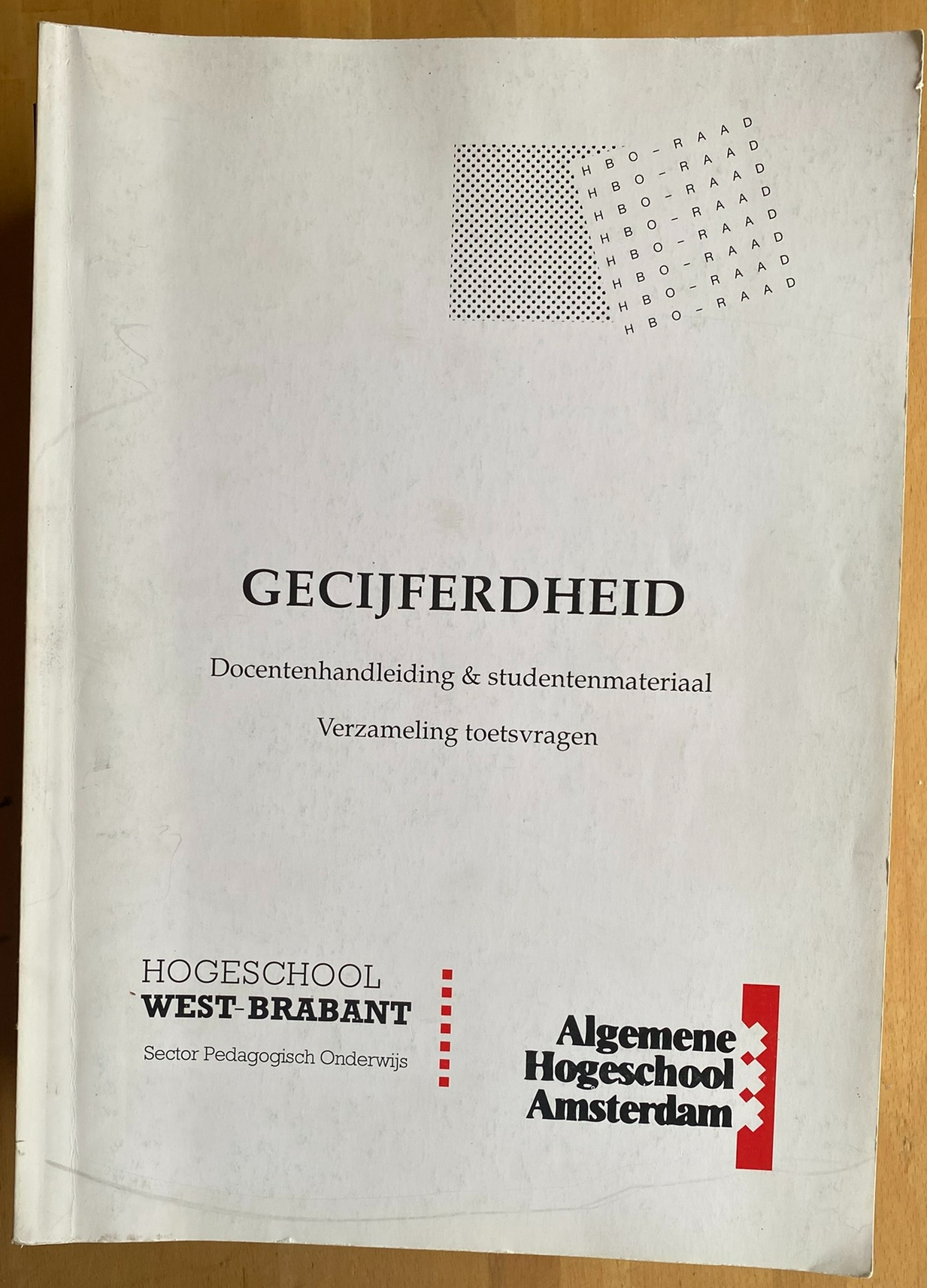 Gecijferdheid Docentenhandleiding Studentenmateriaal Verzameling Toetsvragen