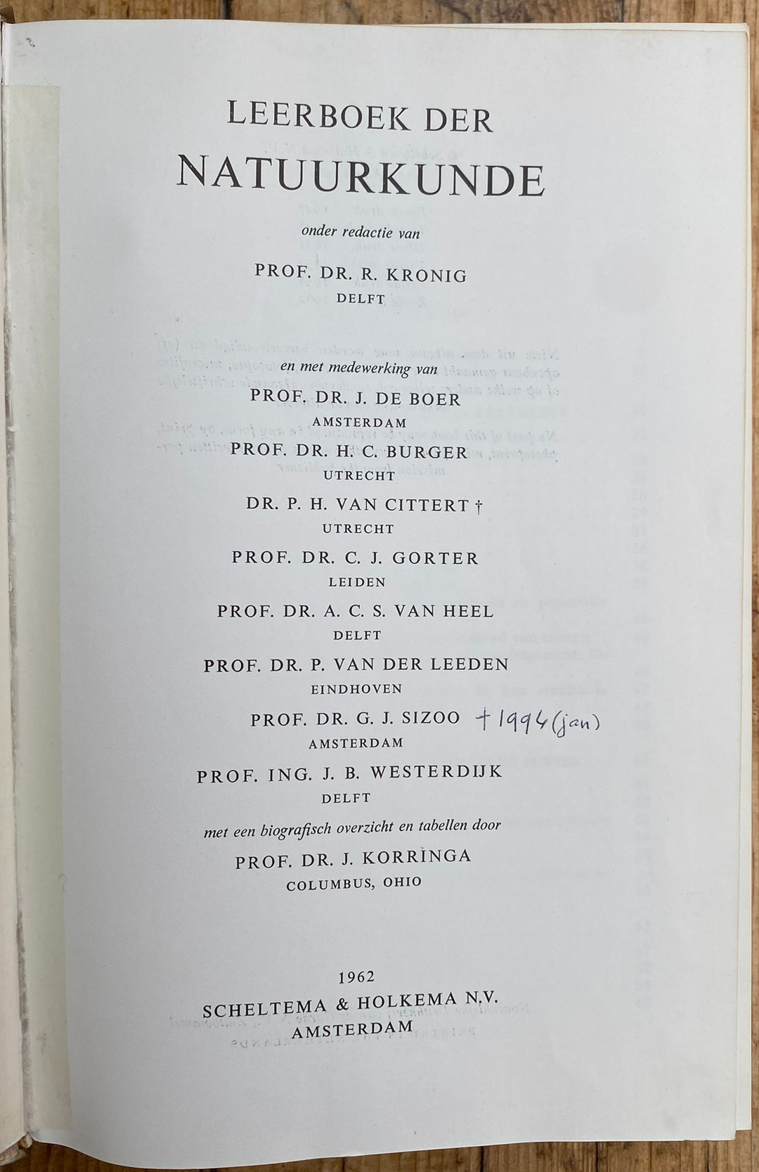 Leerboek der Natuurkunde