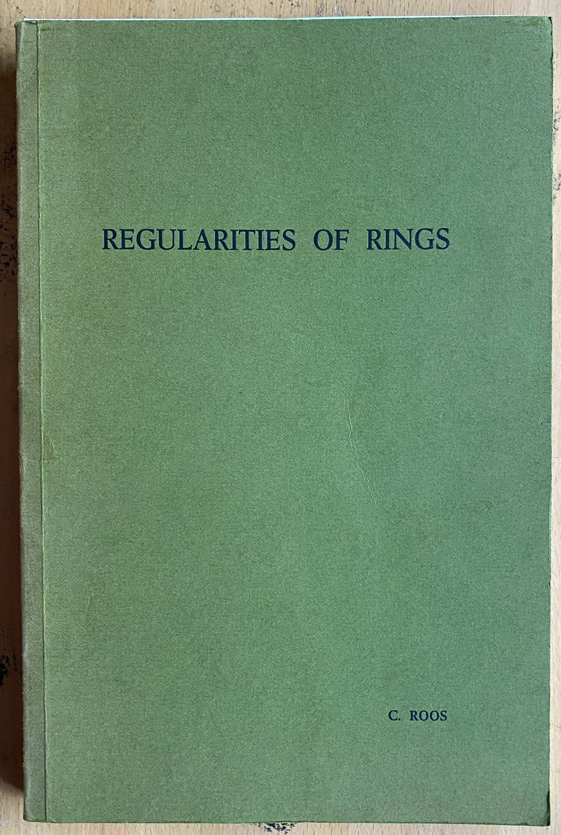 Regularities of Rings