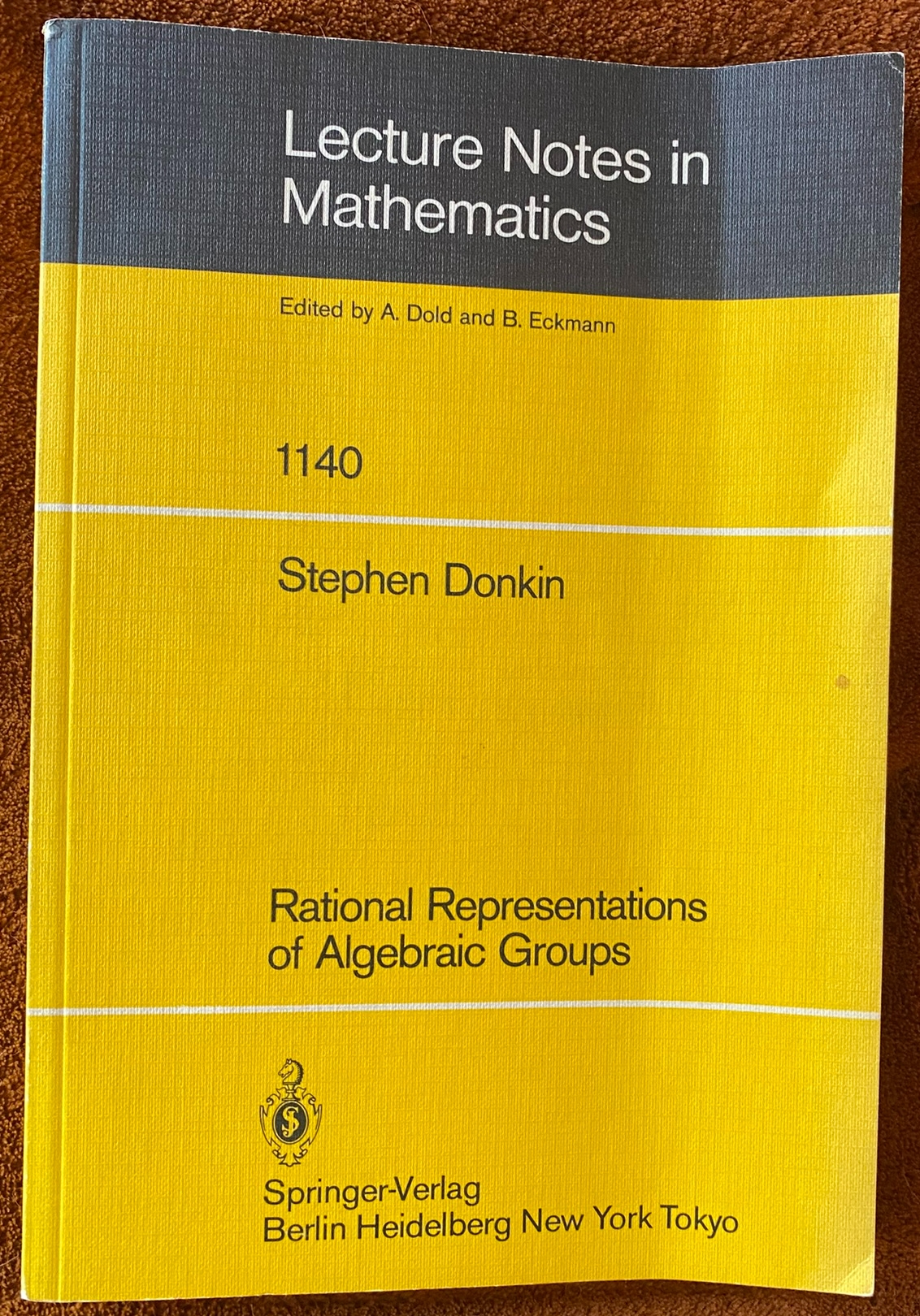 Rational Representations of Algebraic Groups
