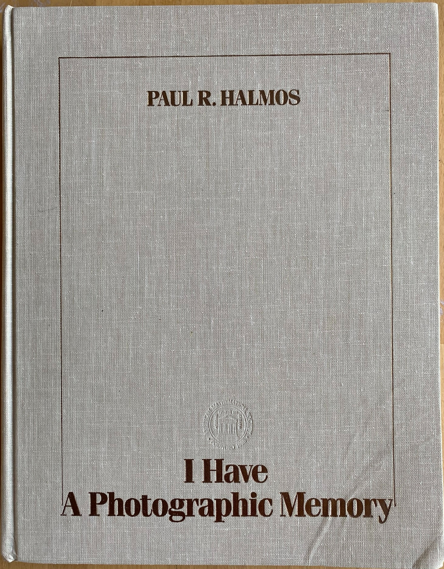 I have a Photographic Memory
