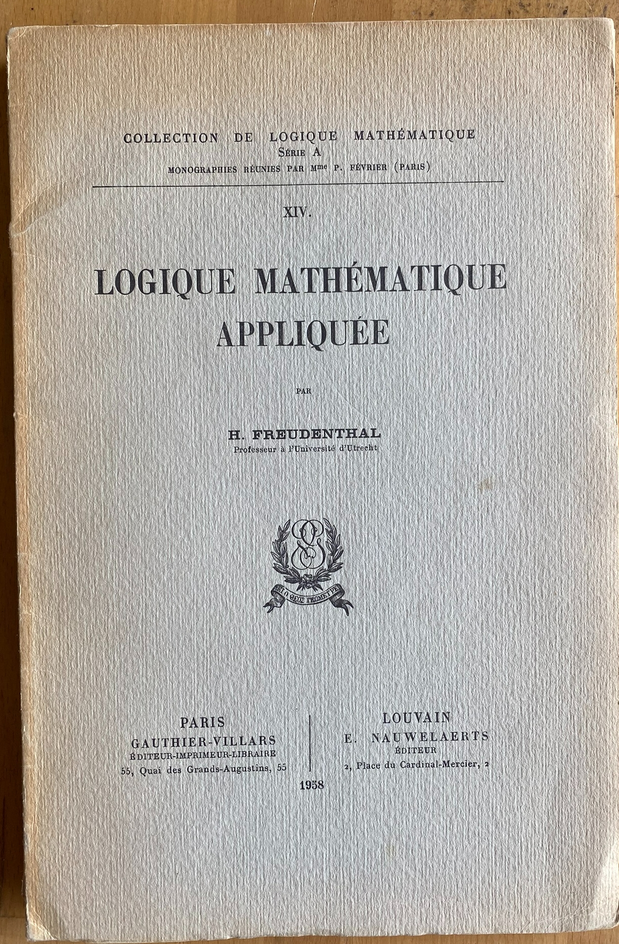 Logique Mathematique Appliquee