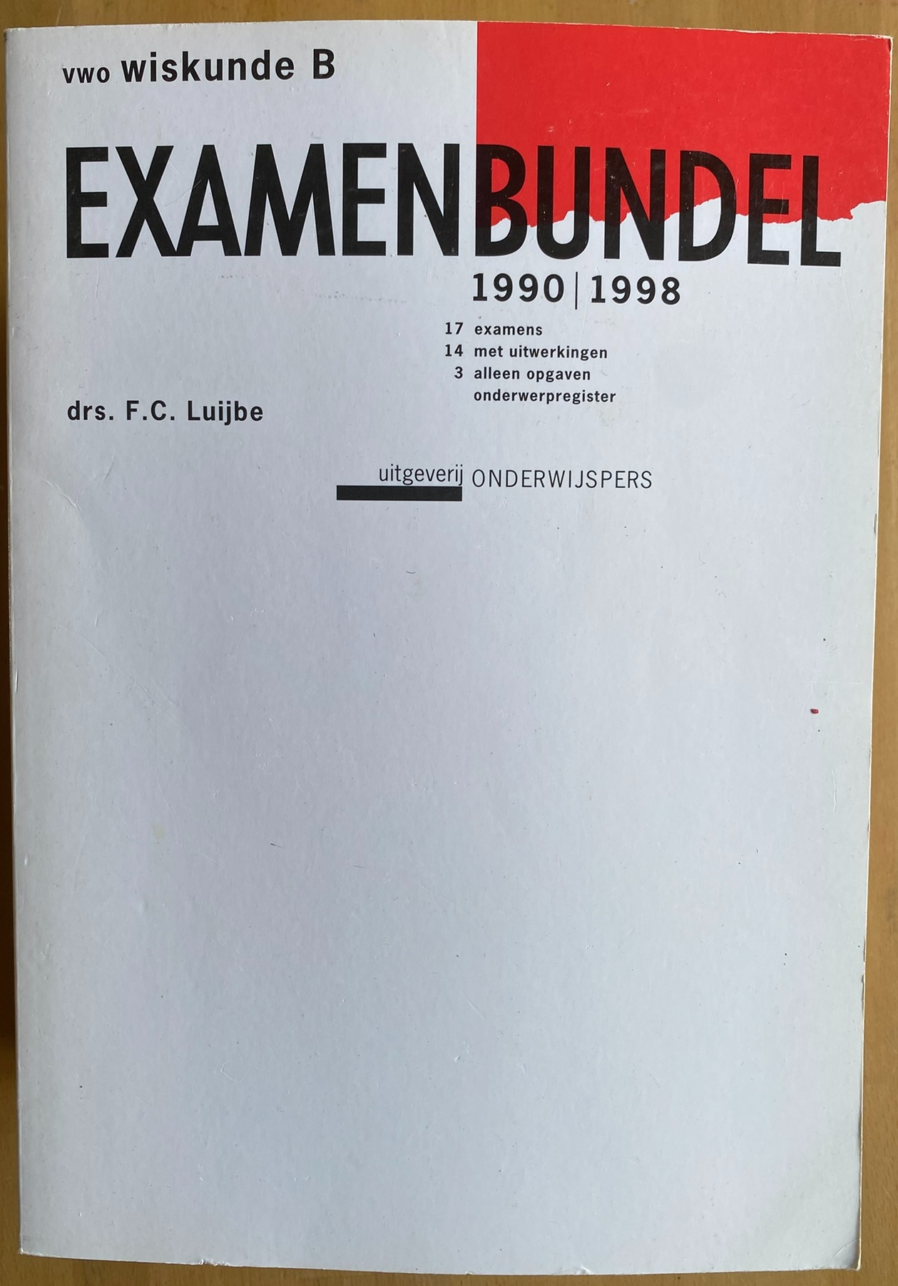 Examenbundel vwo wiskunde B 1990/1998