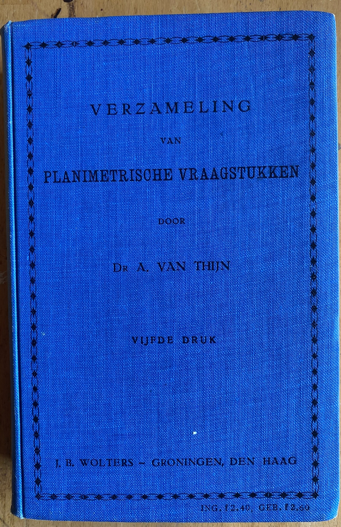 Verzameling van planimetrische vraagstukken