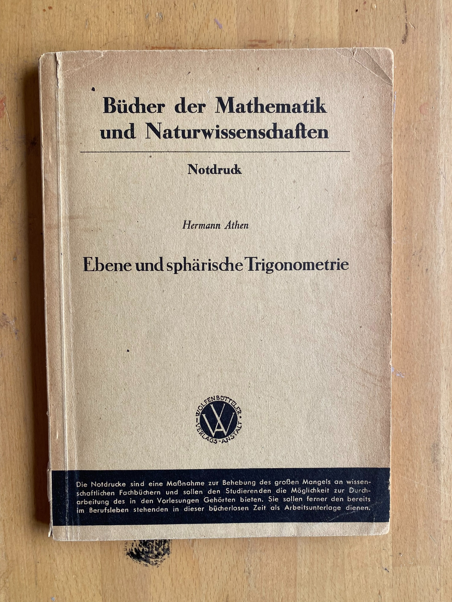 Ebene Und Spharische Trigonometrie