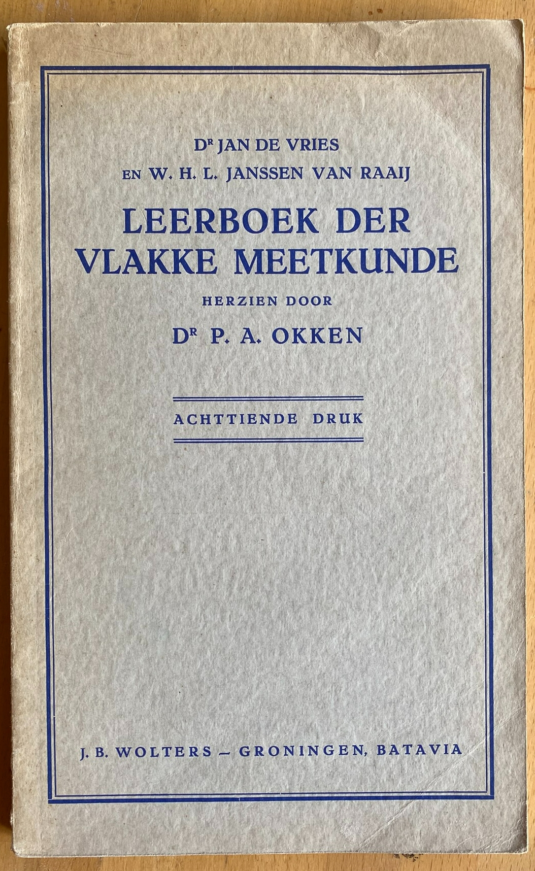 Leerboek der vlakke meetkunde