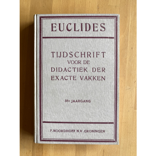 Euclides - jaargang 38 (1962-63)