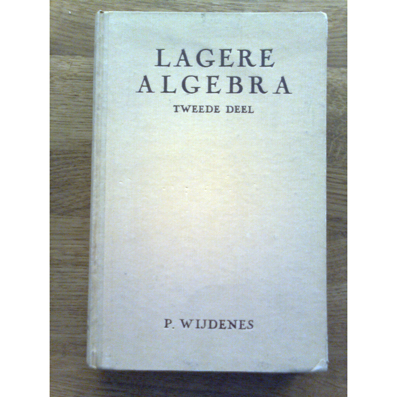 Lagere Algebra II