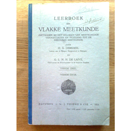 Leerboek der Vlakke Meetkunde IV