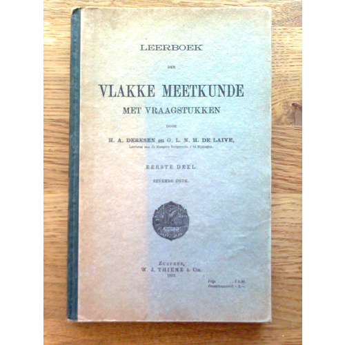 Leerboek der Vlakke Meetkunde I