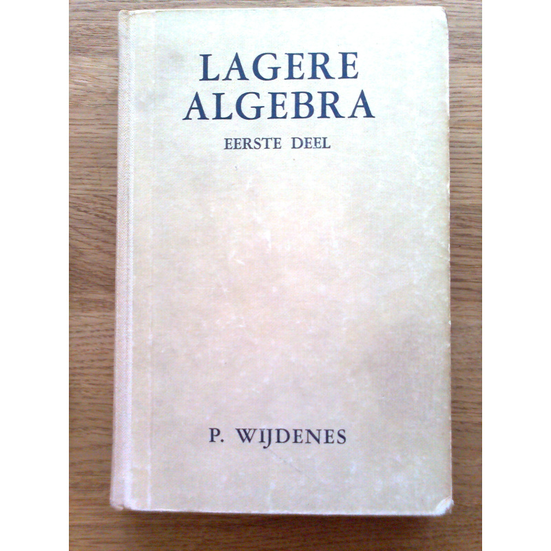 Lagere Algebra I