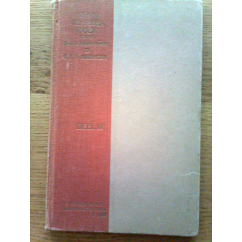 Nieuw algebraboek III