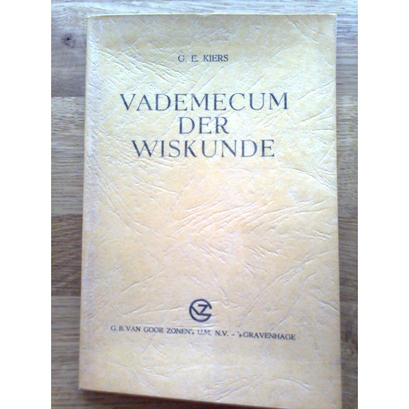 Vademecum der wiskunde