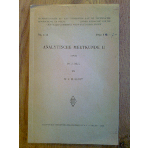 Analytische Meetkunde II
