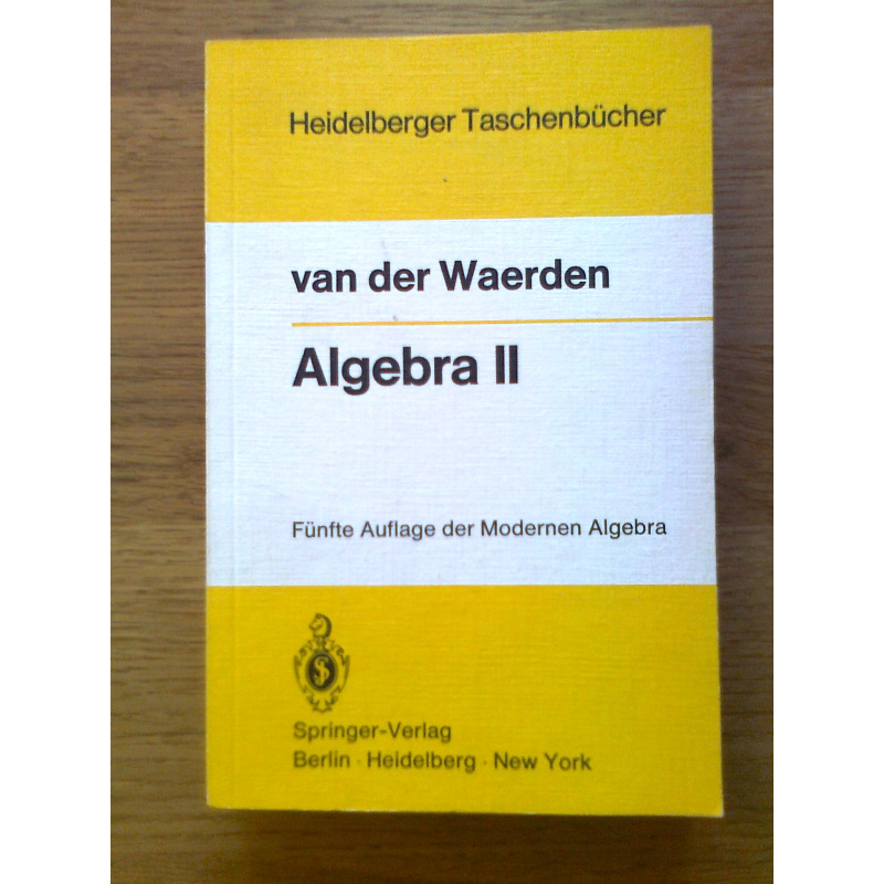 Algebra - Zweiter Teil