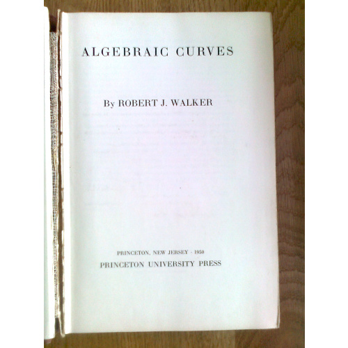 Algebraic Curves