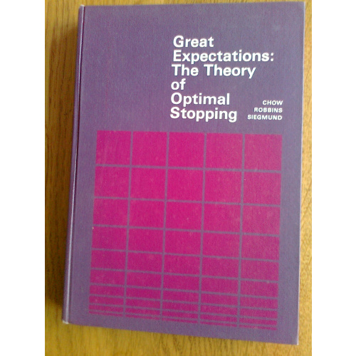 Great Expectations: The Theory of Optimal Stopping