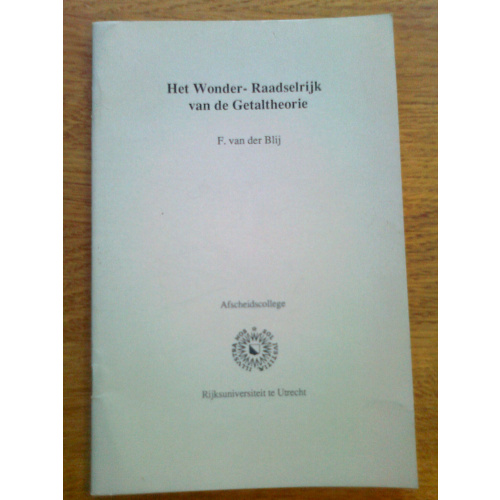 Het Wonder- Raadselrijk van de Getaltheorie