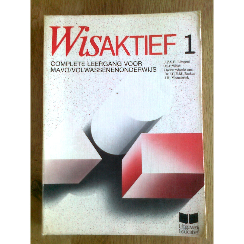 Wisaktief 1,2,3,4 - Complete leergang voor mavo/volwassenenonderwijs