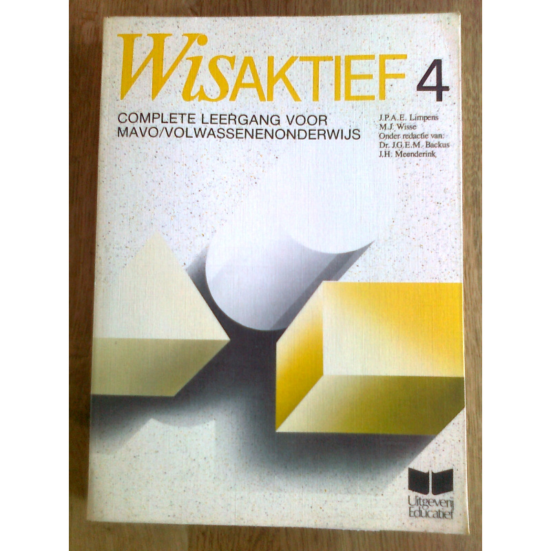 Wisaktief 1,2,3,4 - Complete leergang voor mavo/volwassenenonderwijs