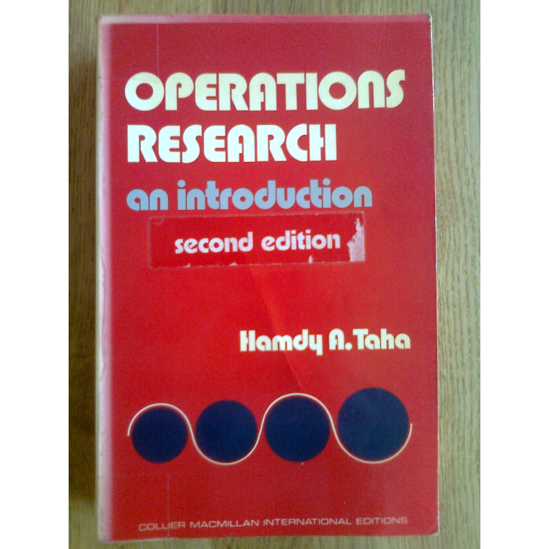 Operations Research - An Introduction