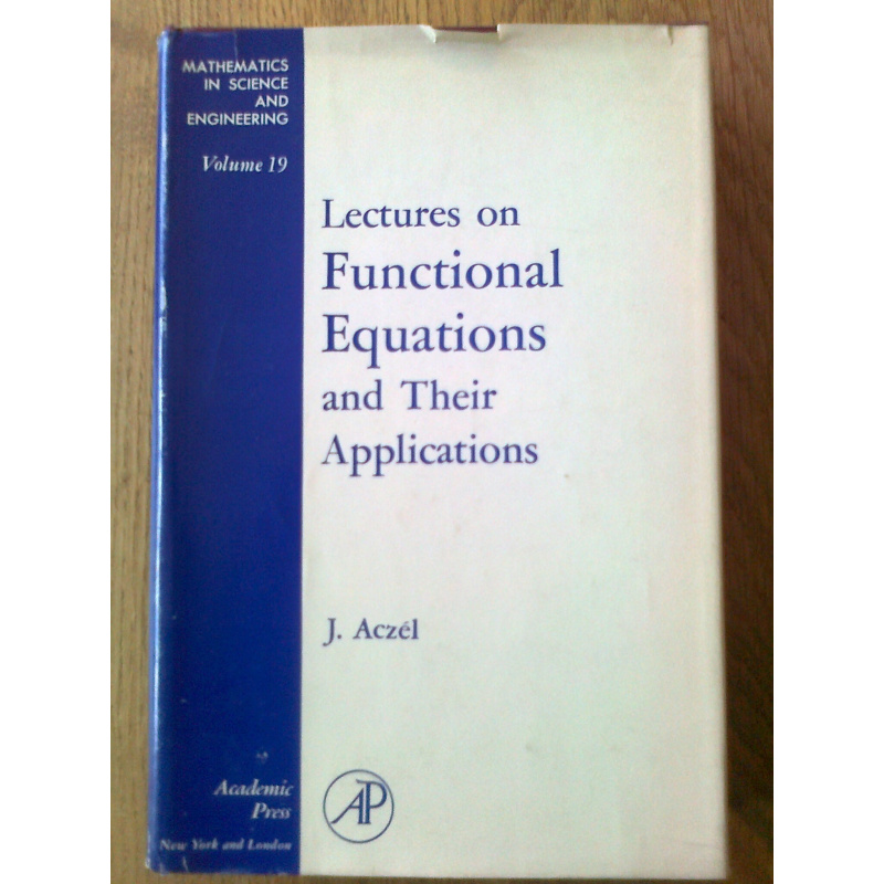 Lectures on Functional Analysis and Their Applications