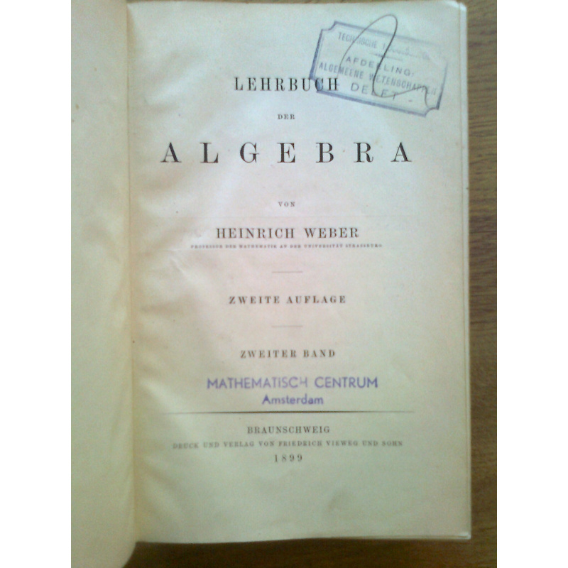 Lehrbuch der Algebra II