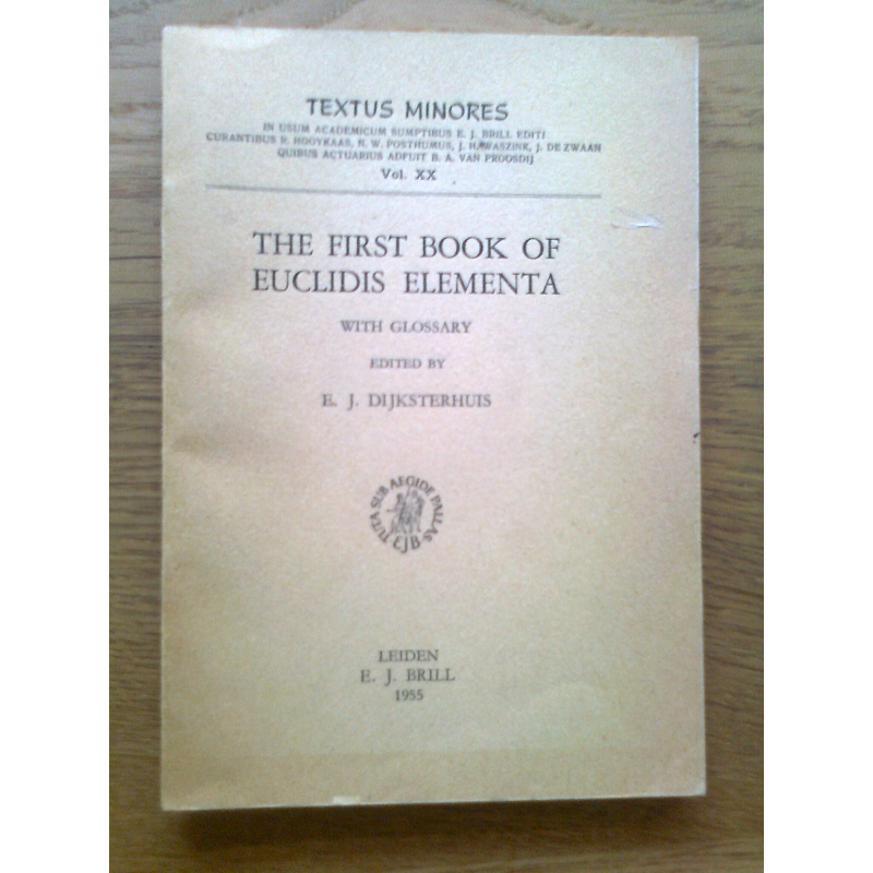 The First Book of Euclidis Elementa