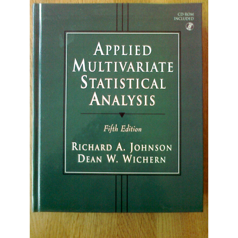 Applied Multivariate Statistical Analysis