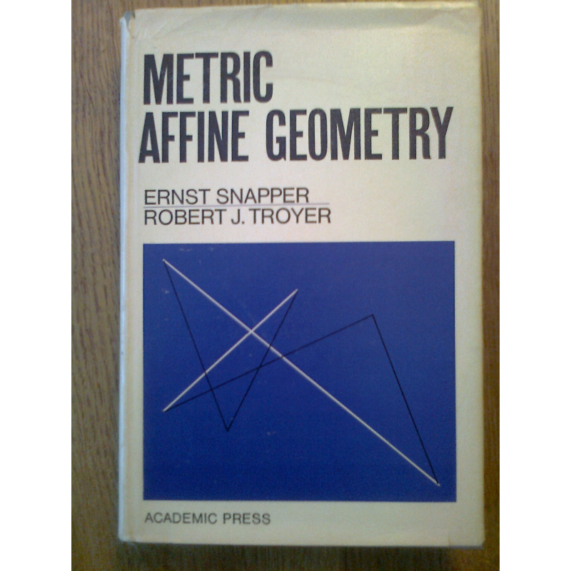 Metric Affine Geometry